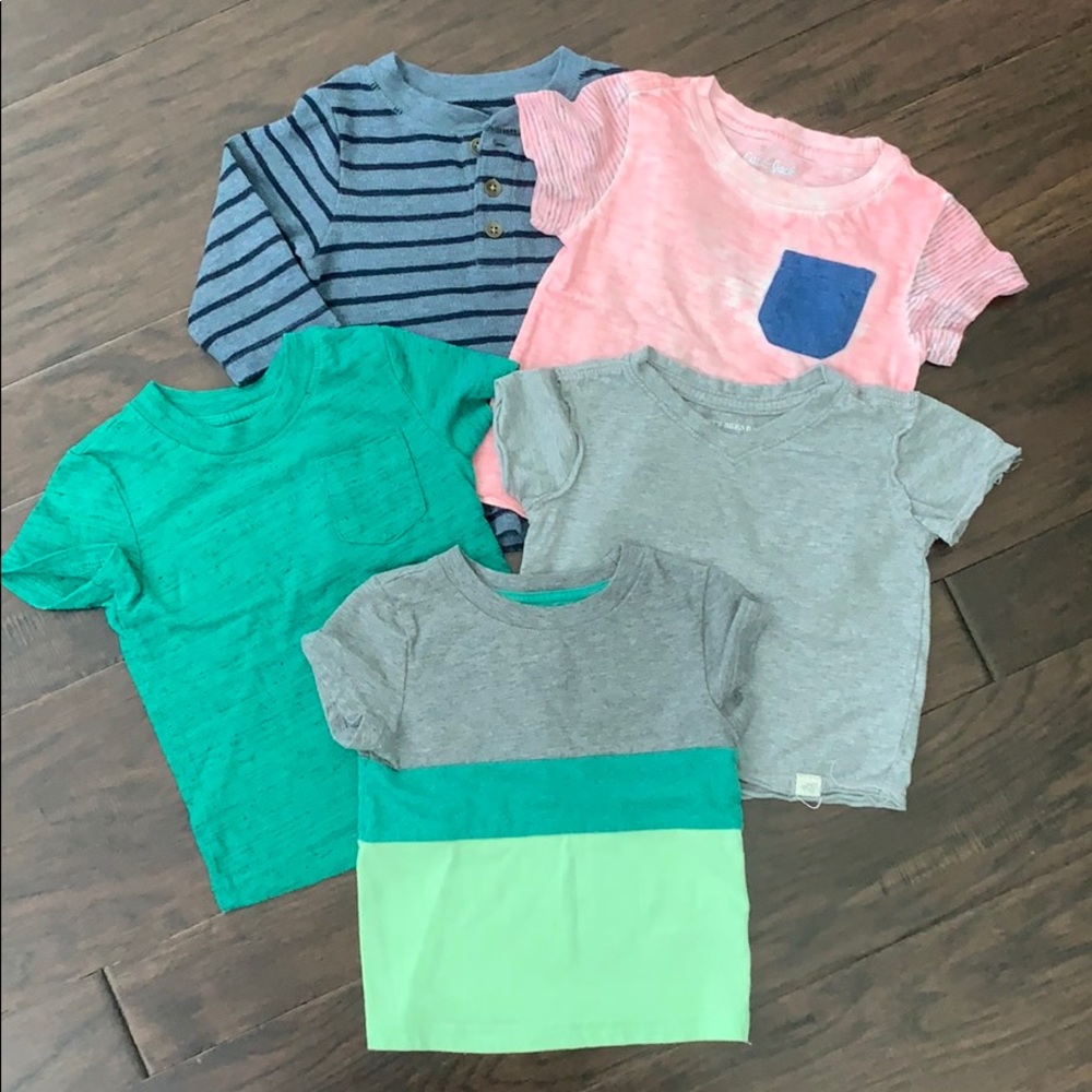 12 M Cat & Jack T-Shirts - Set of 5